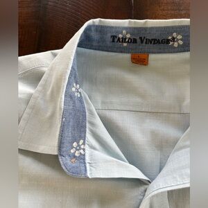 Tailor Vintage Sky Blue Long sleeve Men's Shirt